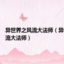 异世界之风流大法师(异世之风流大法师)