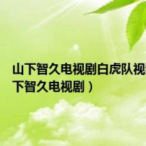 山下智久电视剧白虎队视频(山下智久电视剧)