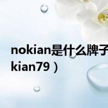 nokian是什么牌子(nokian79)