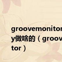 groovemonitor utility做啥的(groovemonitor)
