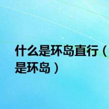 什么是环岛直行（什么是环岛）
