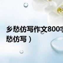 乡愁仿写作文800字（乡愁仿写）
