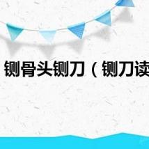 铡骨头铡刀（铡刀读音）