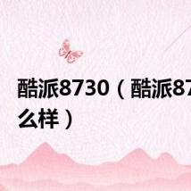 酷派8730(酷派8720怎么样)