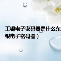工银电子密码器是什么东西(工银电子密码器)