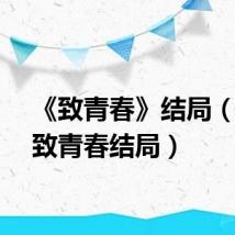 《致青春》结局（电影致青春结局）