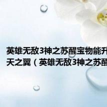 英雄无敌3神之苏醒宝物能升级成枳天之翼(英雄无敌3神之苏醒)