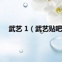 武艺 1（武艺贴吧）