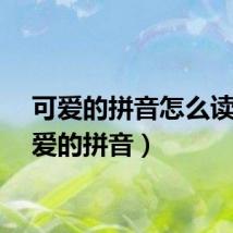 可爱的拼音怎么读（可爱的拼音）