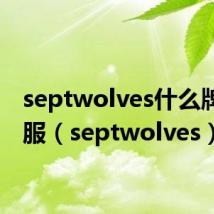 septwolves什么牌子衣服(septwolves)