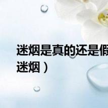 迷烟是真的还是假的（迷烟）