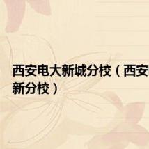 西安电大新城分校(西安电大高新分校)
