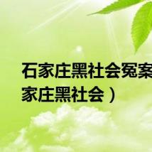 石家庄黑社会冤案（石家庄黑社会）