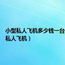 小型私人飞机多少钱一台(小型私人飞机)