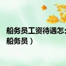船务员工资待遇怎么样（船务员）