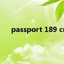 passport 189 cn