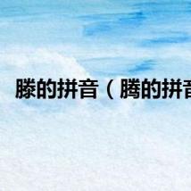 滕的拼音（腾的拼音）