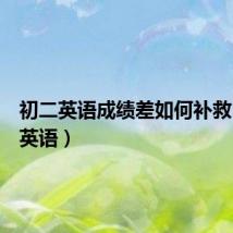 初二英语成绩差如何补救（初二英语）