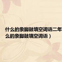 什么的象脚鼓填空词语二年级(什么的象脚鼓填空词语)
