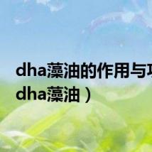 dha藻油的作用与功效(dha藻油)
