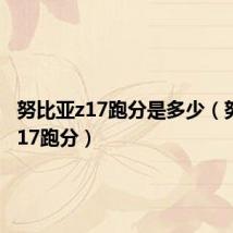 努比亚z17跑分是多少(努比亚z17跑分)