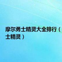 摩尔勇士精灵大全排行(摩尔勇士精灵)