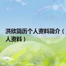 洪欣简历个人资料简介(洪倩个人资料)