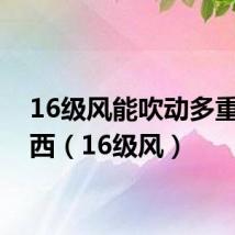 16级风能吹动多重的东西(16级风)