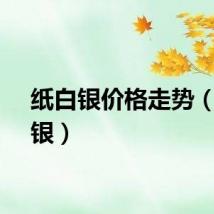 纸白银价格走势（纸白银）
