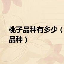 桃子品种有多少（桃子品种）