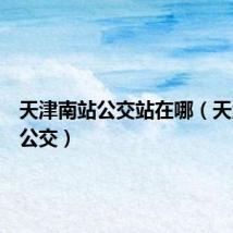 天津南站公交站在哪（天津南站公交）