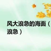风大浪急的海面（风大浪急）