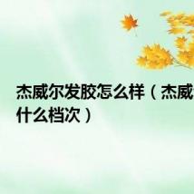 杰威尔发胶怎么样(杰威尔属于什么档次)