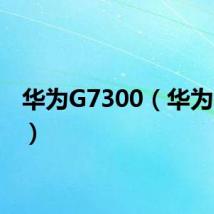 华为G7300(华为g730)