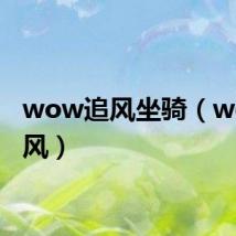 wow追风坐骑（wow追风）