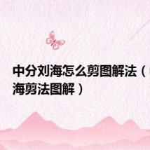 中分刘海怎么剪图解法(中分刘海剪法图解)