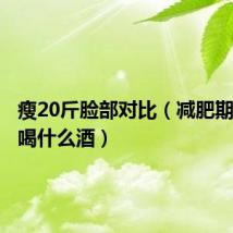 瘦20斤脸部对比（减肥期间适合喝什么酒）