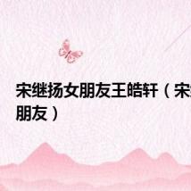 宋继扬女朋友王皓轩（宋继扬女朋友）