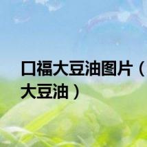 口福大豆油图片（口福大豆油）