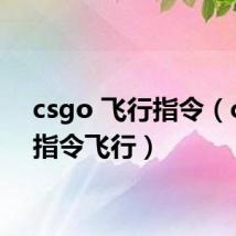 csgo 飞行指令(csgo指令飞行)