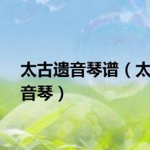 太古遗音琴谱（太古遗音琴）