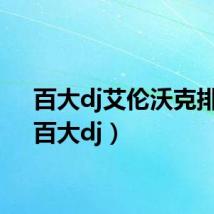 百大dj艾伦沃克排名(百大dj)