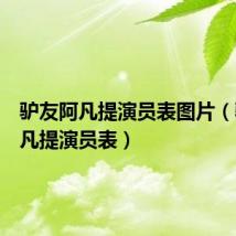驴友阿凡提演员表图片(驴友阿凡提演员表)