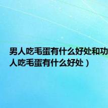 男人吃毛蛋有什么好处和功效(男人吃毛蛋有什么好处)