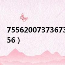 75562007373673（7556）