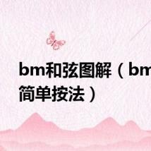 bm和弦图解(bm和弦简单按法)