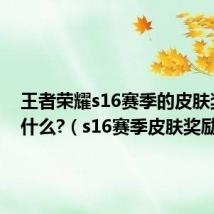 王者荣耀s16赛季的皮肤奖励是什么?(s16赛季皮肤奖励)