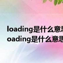 loading是什么意思?(loading是什么意思)