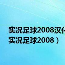 实况足球2008汉化版（实况足球2008）