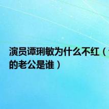 演员谭琍敏为什么不红（谭琾敏的老公是谁）